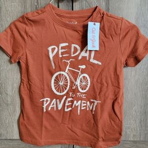 Boy’s Target Brand Cat And Jack Graphic T-Shirt size XS 4/5 NWT!